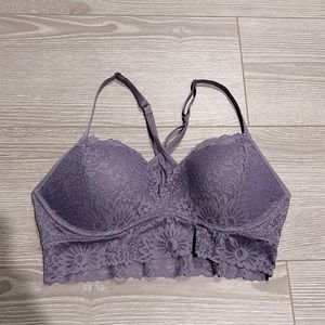 Victoria’s Secret PINK purple lace bralette